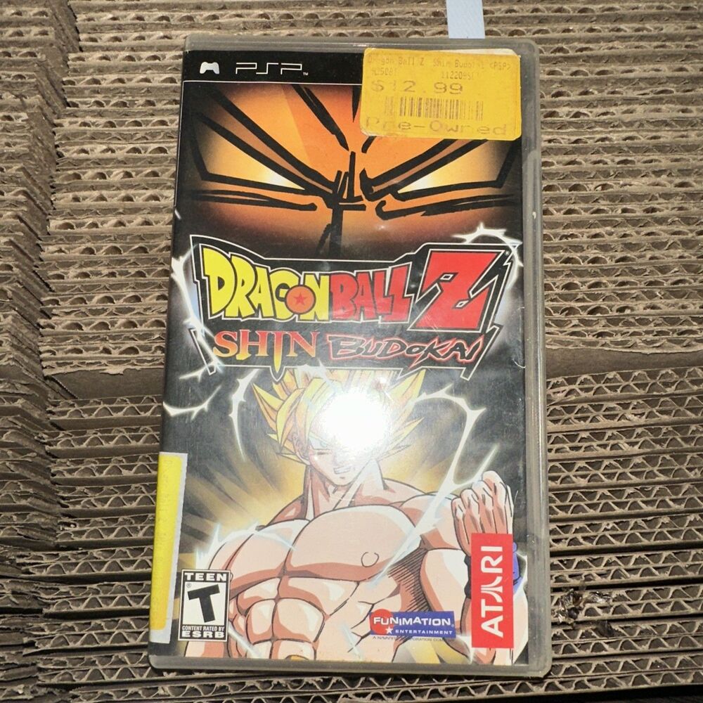 dragon ball z shin budokai psp case only